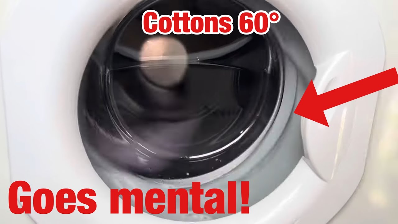Hotpoint Ultima Extra WMA63 washing machine || Colourfast Cotton 60&deg; *Jumps*