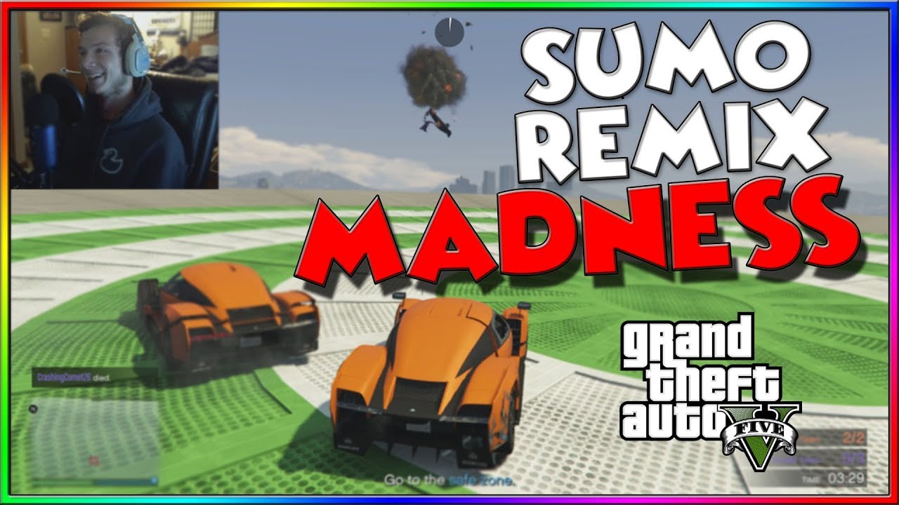 2v3 Sumo Remix MADNESS! (GTA 5 Funny Moments)