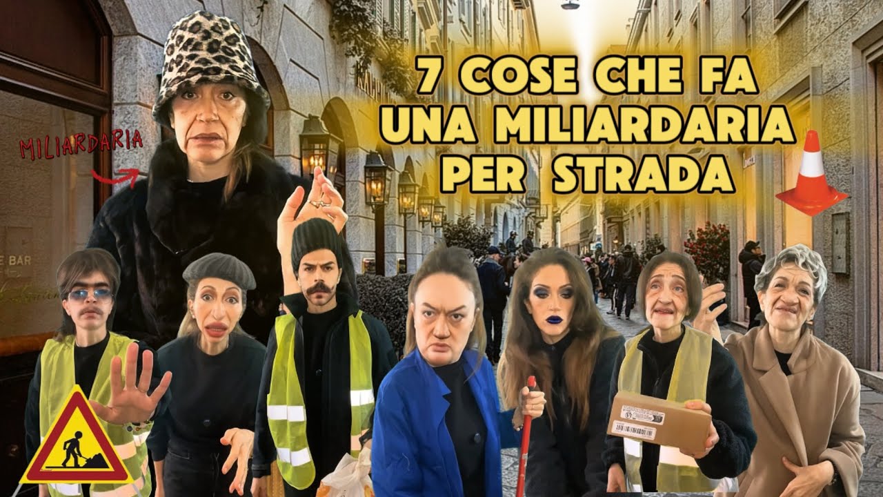 🤣7 cose che fa una miliardaria per strada…