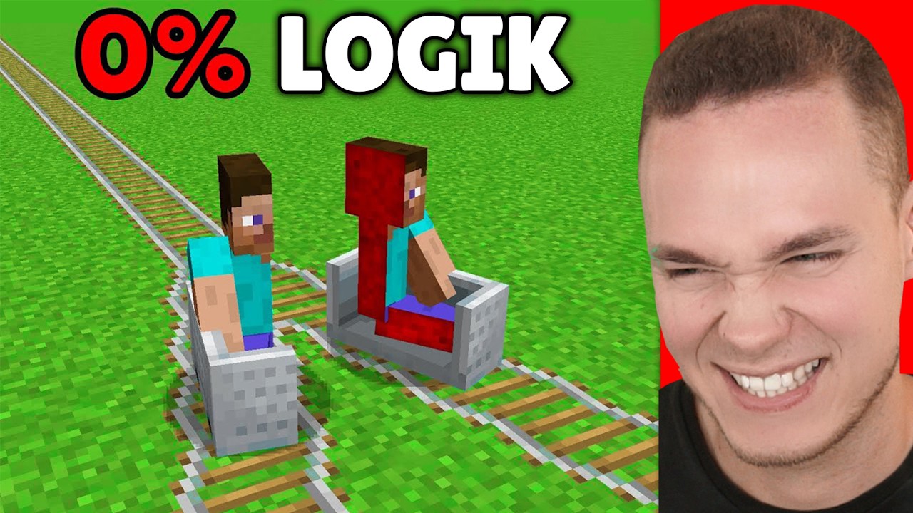 MINECRAFT, aber 0,000000000001% LOGIK!!!