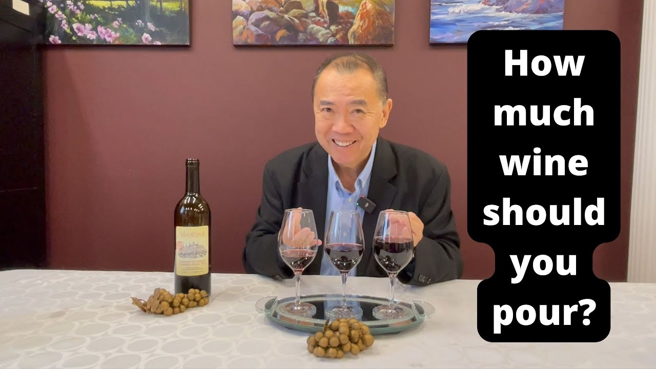 How much wine should you pour? | APWASI | Wine| Dr. Clinton Lee