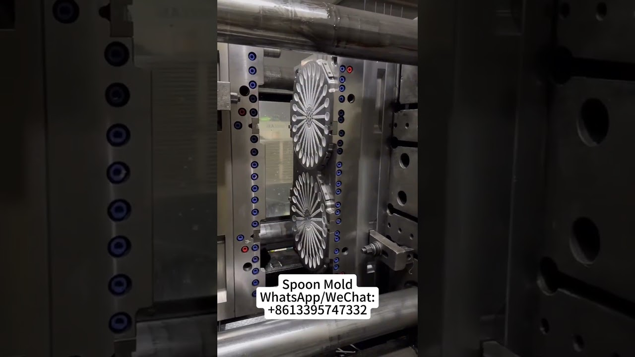 &iquest;Sabes c&oacute;mo se fabrican las cucharas de pl&aacute;stico  #molde #inyecci&oacute;n #pl&aacute;stico #cuchara #f&aacute;brica#cnc