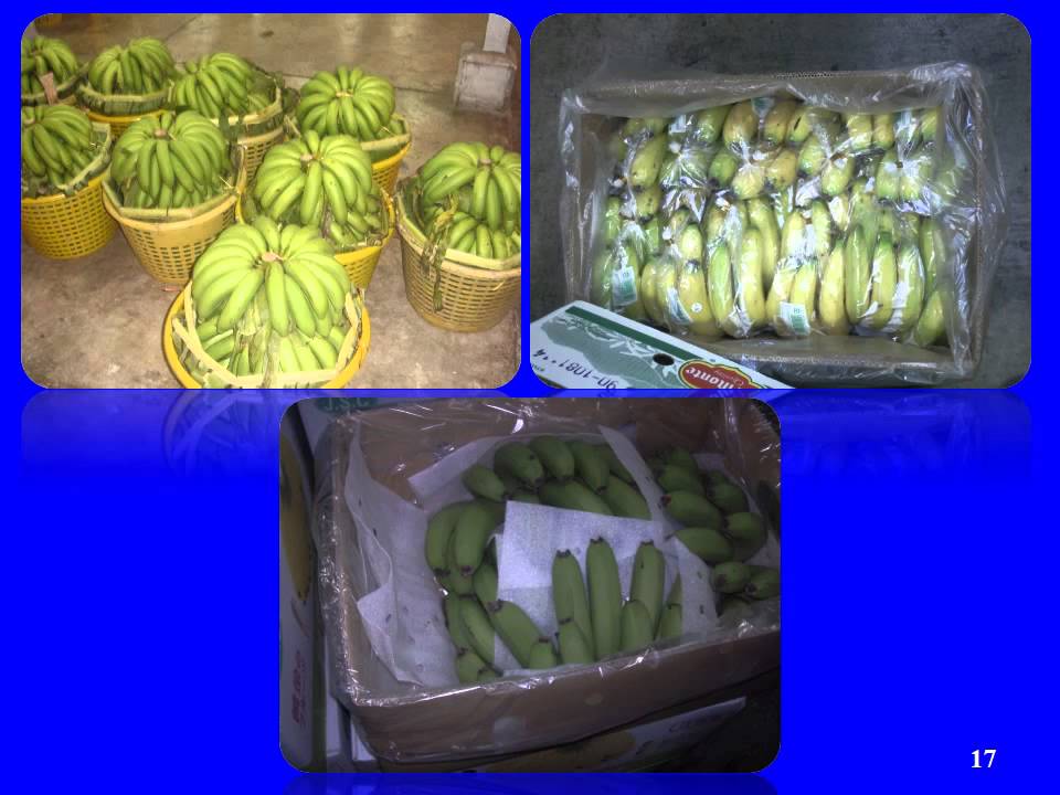 Postharvest handling of banana