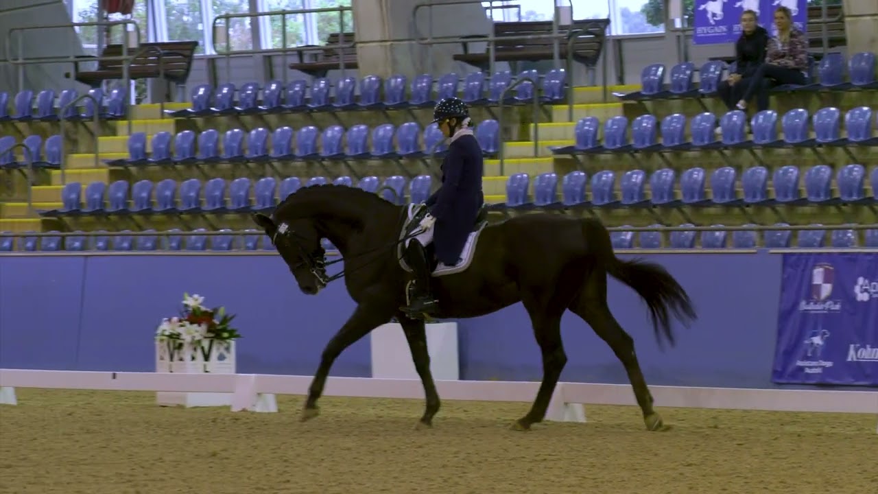Mary Nitschke and Utopian Cardinal win the FEI Grand Prix Freestyle CDIU25 at the Sydney CDLite