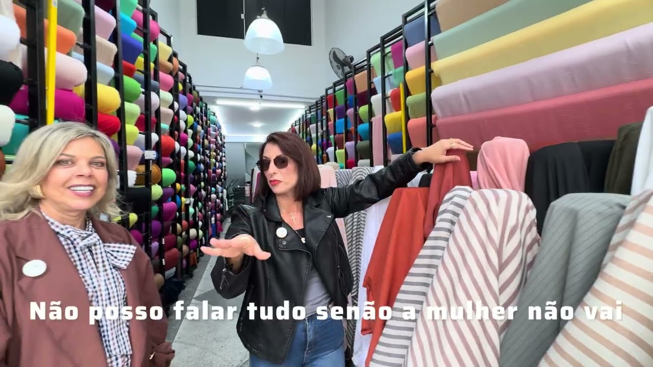 Tecidos que estão na moda Atacado & Varejo no Brás SP