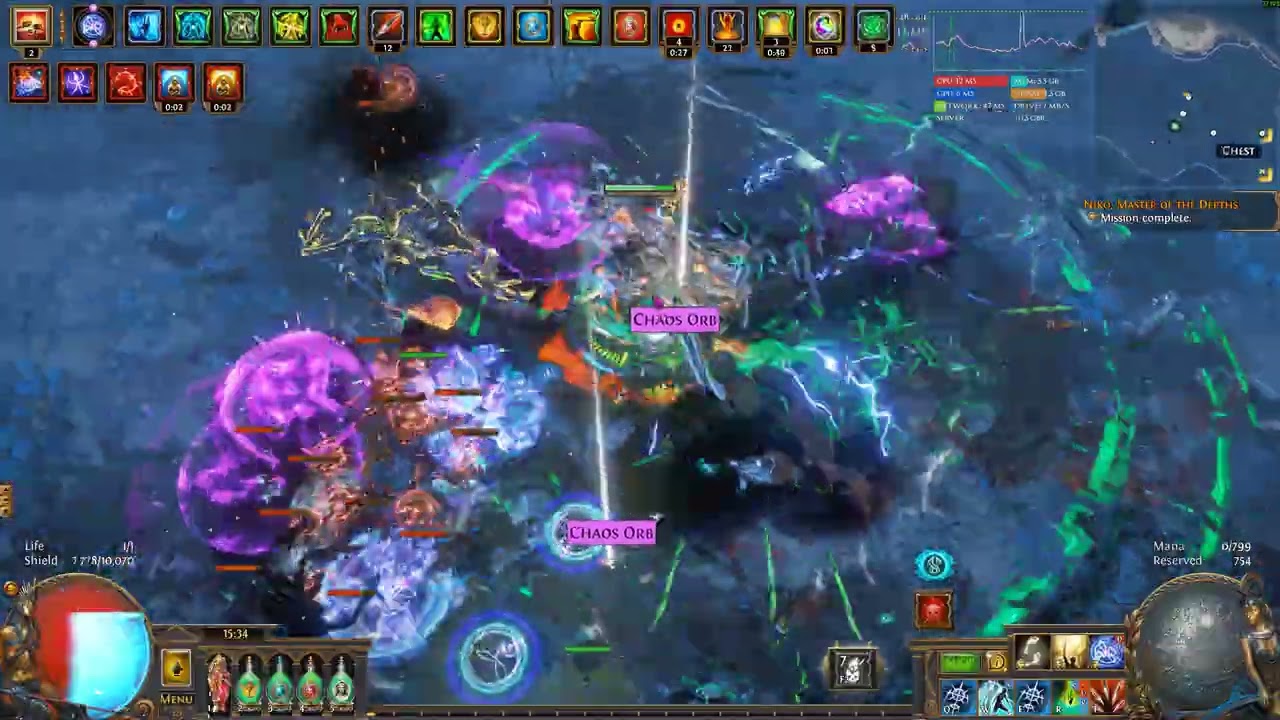 16.5 Abyss hoard farming, Blade blast of unloading trickster.