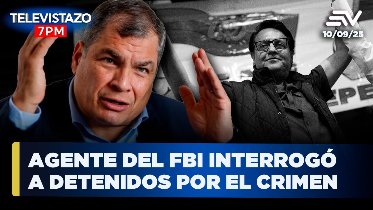 Nombran a Rafael Correa en entrevista del FBI en el caso Villavicencio | Televistazo 7PM🔴#ENVIVO