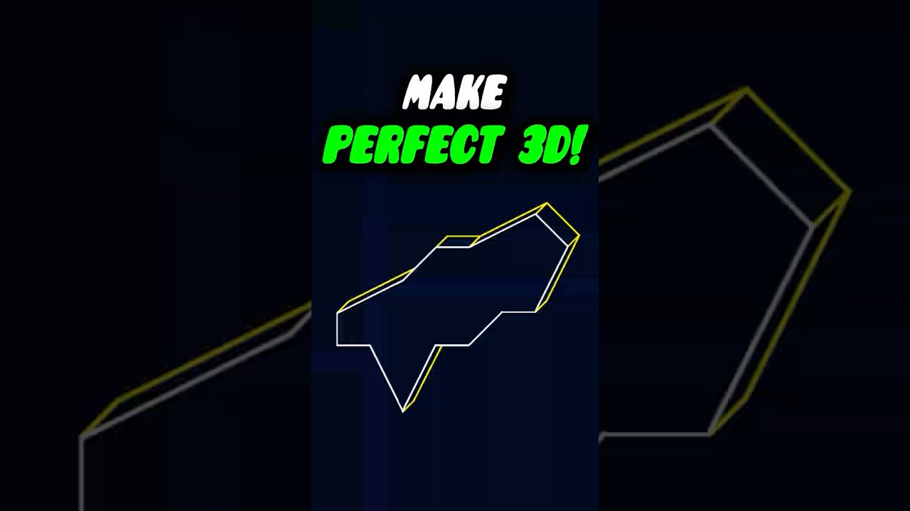 Создавайте идеальные 3D-модели в Geometry Dash! #geometrydash
