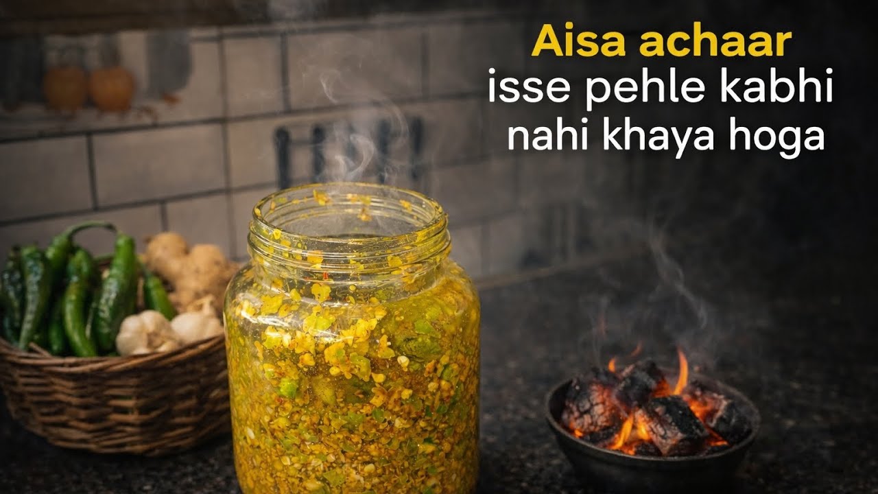 💥 5 Minute Instant Lehsun Hari Mirch Adrak ka Achar Recipe | Bina Jada Oil ke 🤯 