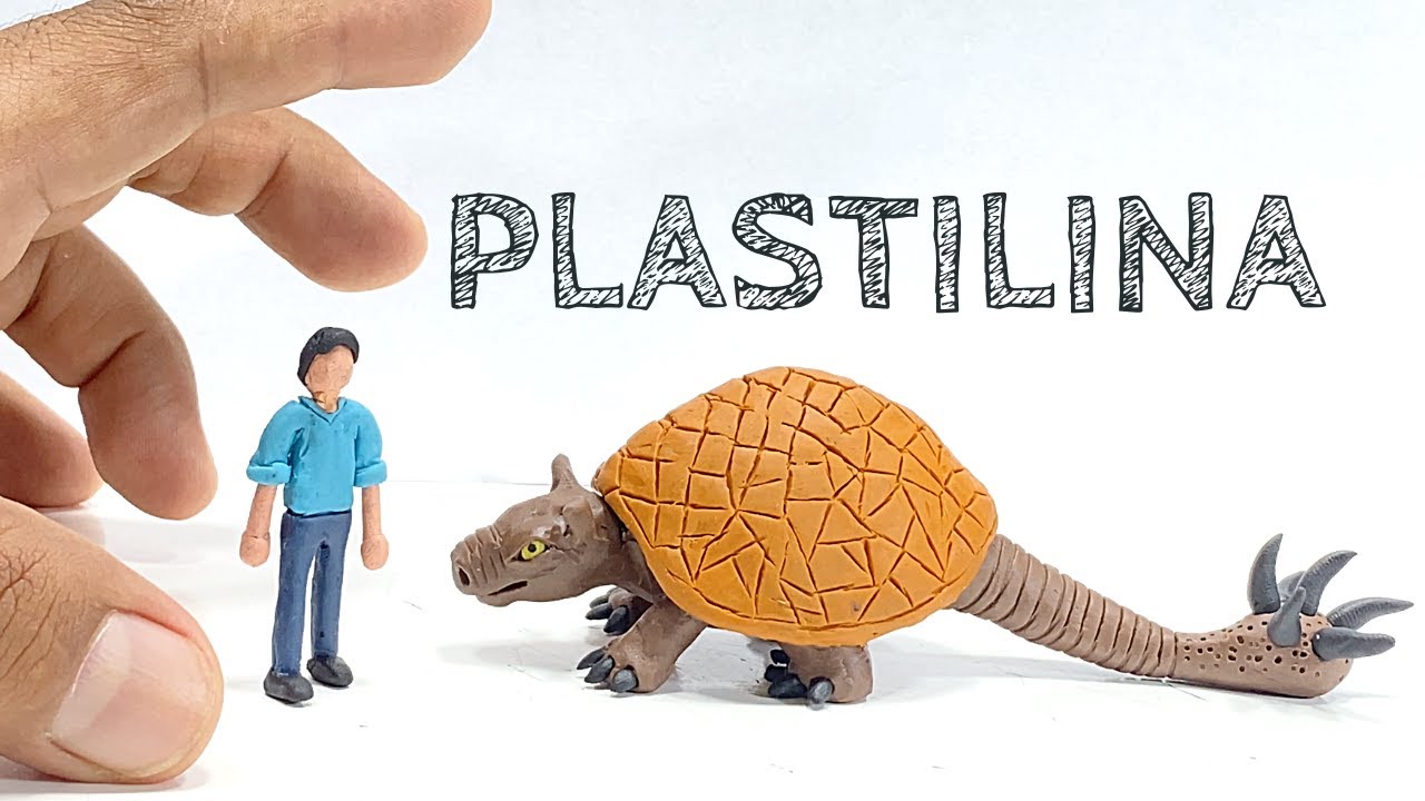 Como hacer un GLIPTODONTE  de Plastilina paso a paso - Mi mundo de Plastilina