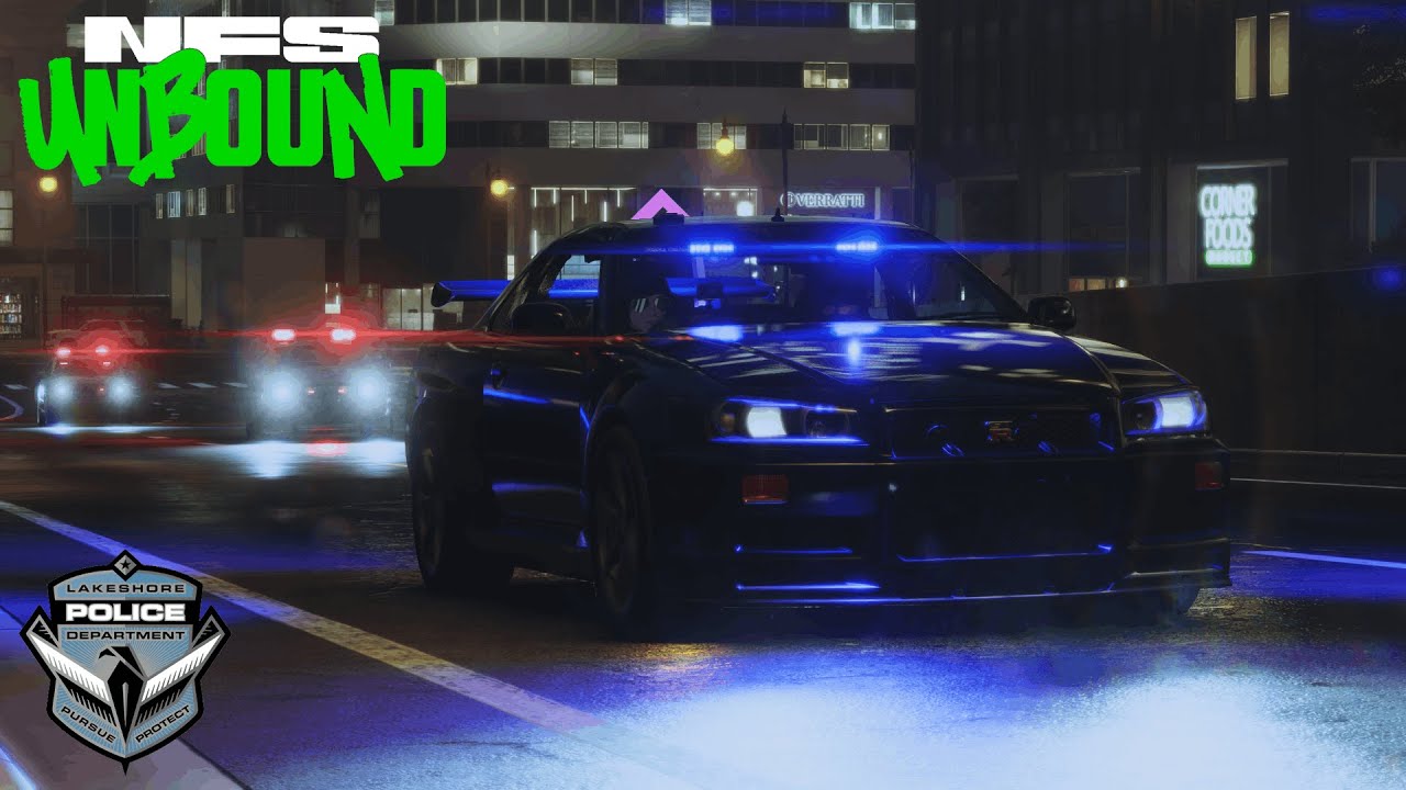Need for Speed Unbound - Freeroam Police Chase MP 10
