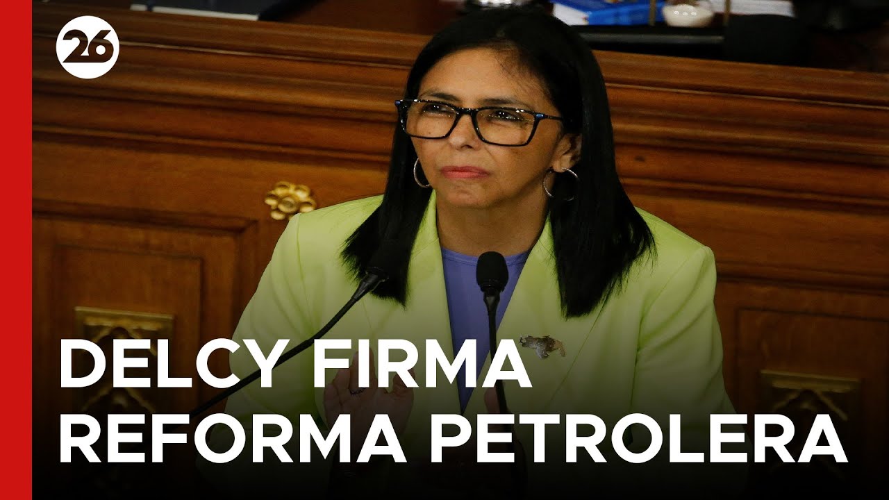 🇻🇪 VENEZUELA | Delcy Rodríguez firma reforma petrolera tras hablar con Trump