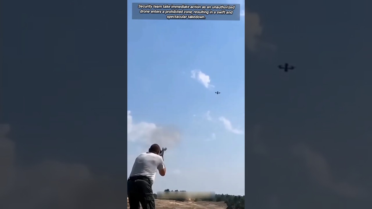 Illegal Drone Intercepted And Shot Down In Prohibited Zone