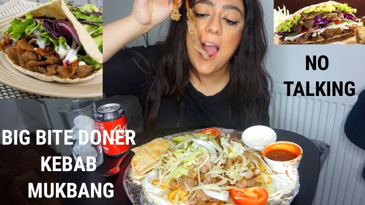 DONER KEBAB MUKBANG | BIG BITES | NO TALKING