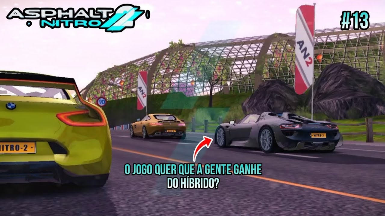 ASPHALT NITRO 2 O JOGO QUER QUE A GENTE GANHE DO HÍBRIDO? AI É LOUCURA!! MODO CARREIRA #13 