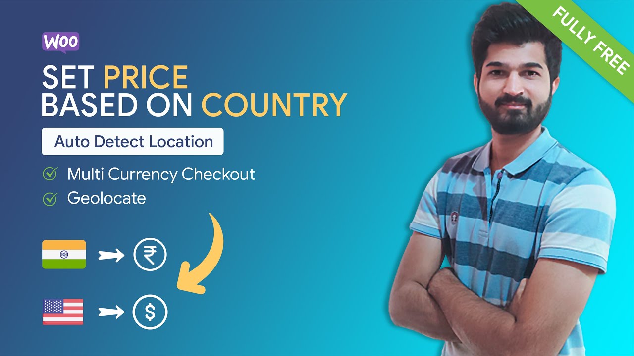 Бесплатный плагин Woocommerce для мультивалютности | Цена зависит от страны #woocommerce #maxmind