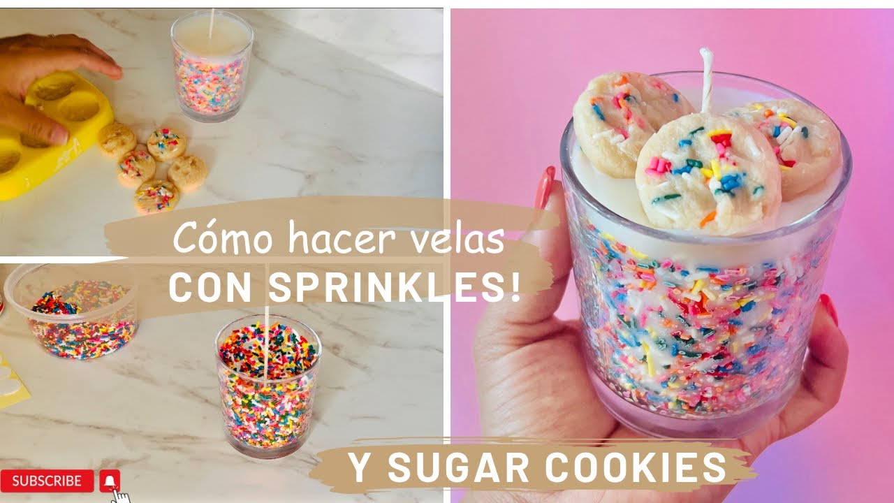 Aprende hacer velas con Sprinkles | Como hacer velas con Sprinkles |