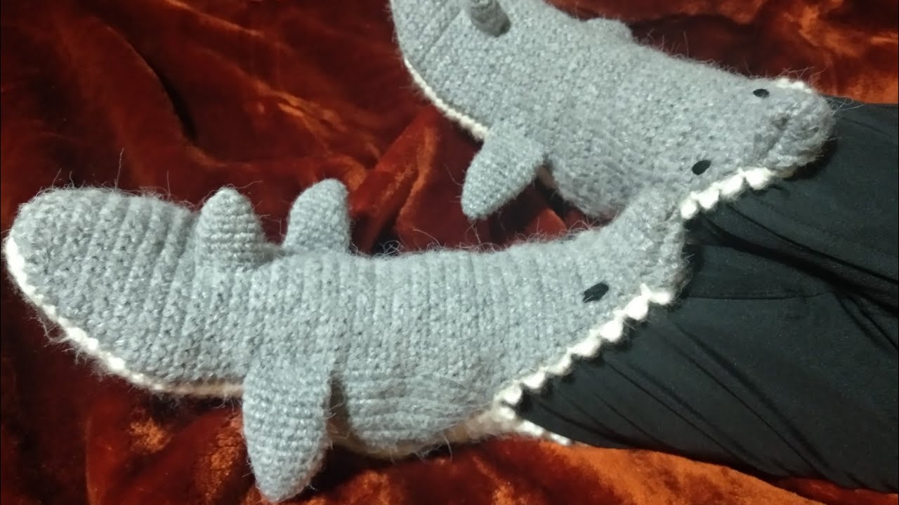Köpek Balığı Patik Yapımı/Shark Socks Knitting 2.Bölüm