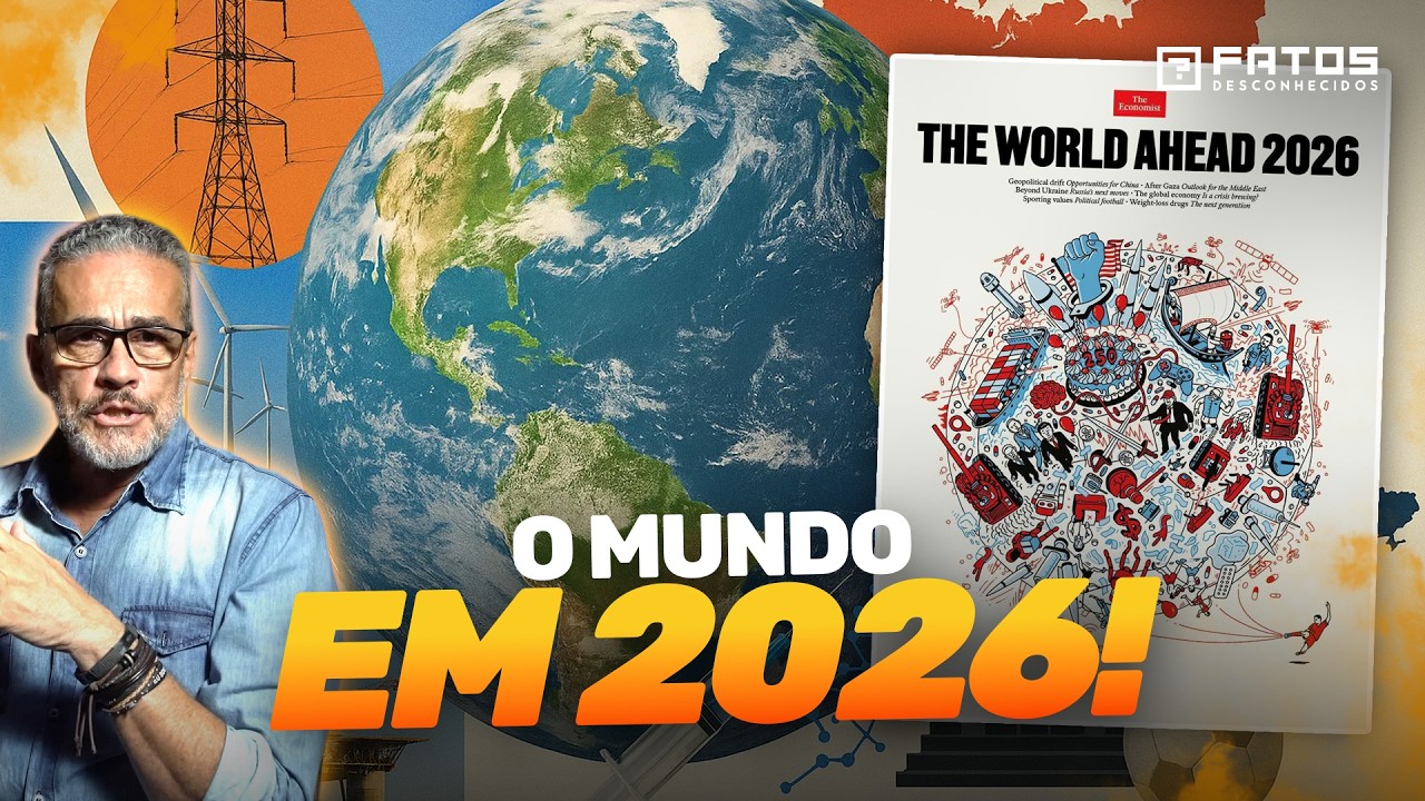 As profecias do The Economist para 2026 - DEM&Ocirc;NIO APARECE na CAPA da REVISTA!!