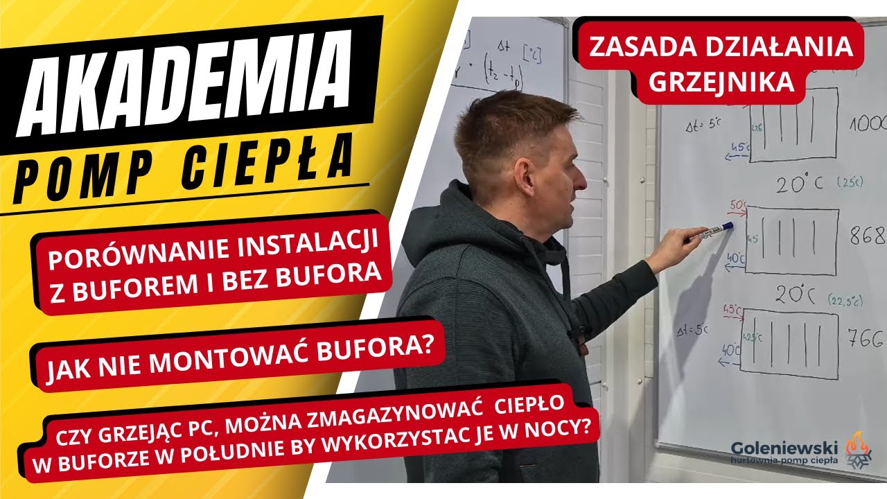 Jak nie montować bufora? Zasada działania grzejnika. PC i bufor jako magazyn ciepła - czy ma sens?