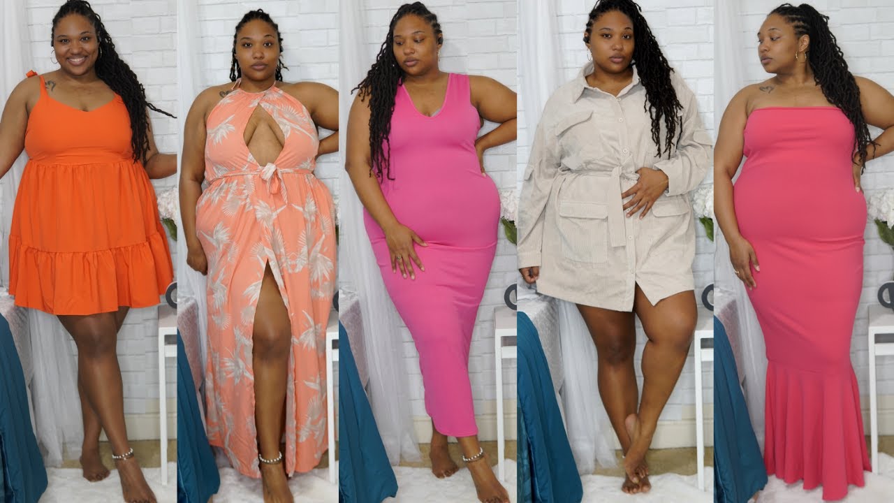 PLUS SIZE BOOHOO TRY ON HAUL| Plus Size Spring Dresses
