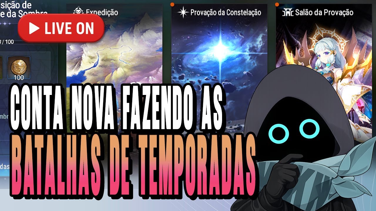Epic Seven do ZERO - Conta Nova Fazendo as Batalhas de Temporada e o Caminho do Herdeiro!