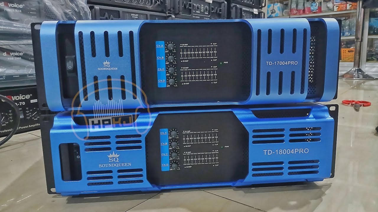 POWER SOUNDQUEEN TD-17004PRO & TD-18004PRO - REVIEW BY HPKJ CREW