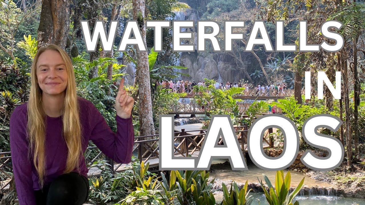 The massive Kuang Si Waterfalls near Luang Prabang, Laos are definitely worth it