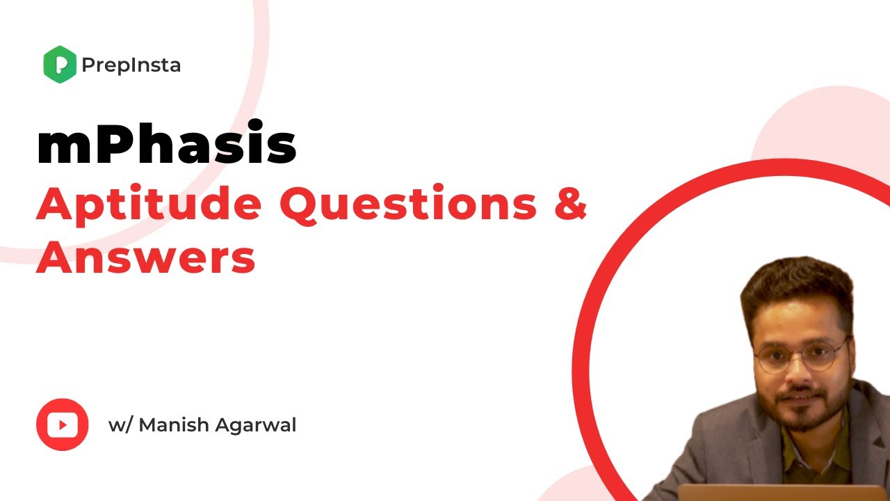 mPhasis Aptitude Questions and Answers
