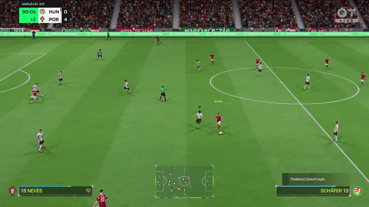 Hungria  X  Portugal   UEFA  European Qualifiers  EA  FC 25  Versão Ps4   Gameplay
