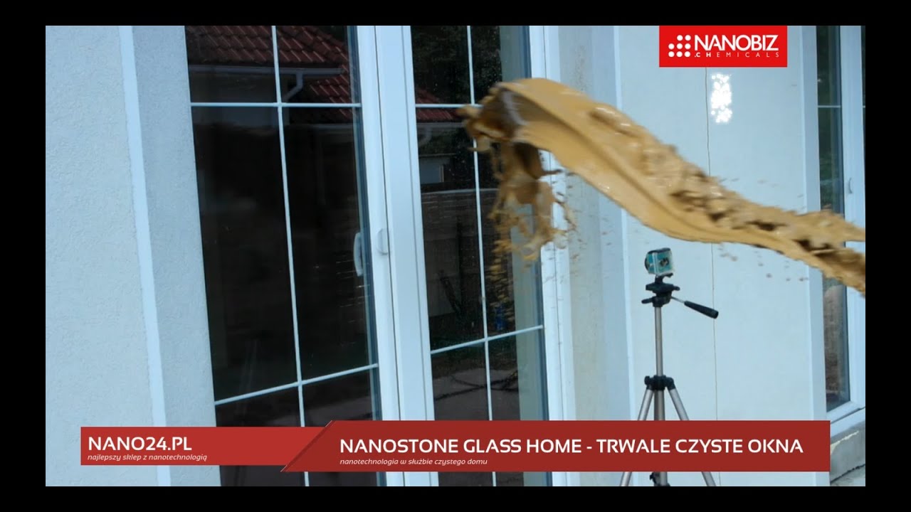 NANO24.PL NANOSTONE GLASS HOME Trwale czyste okna w Twoim domu