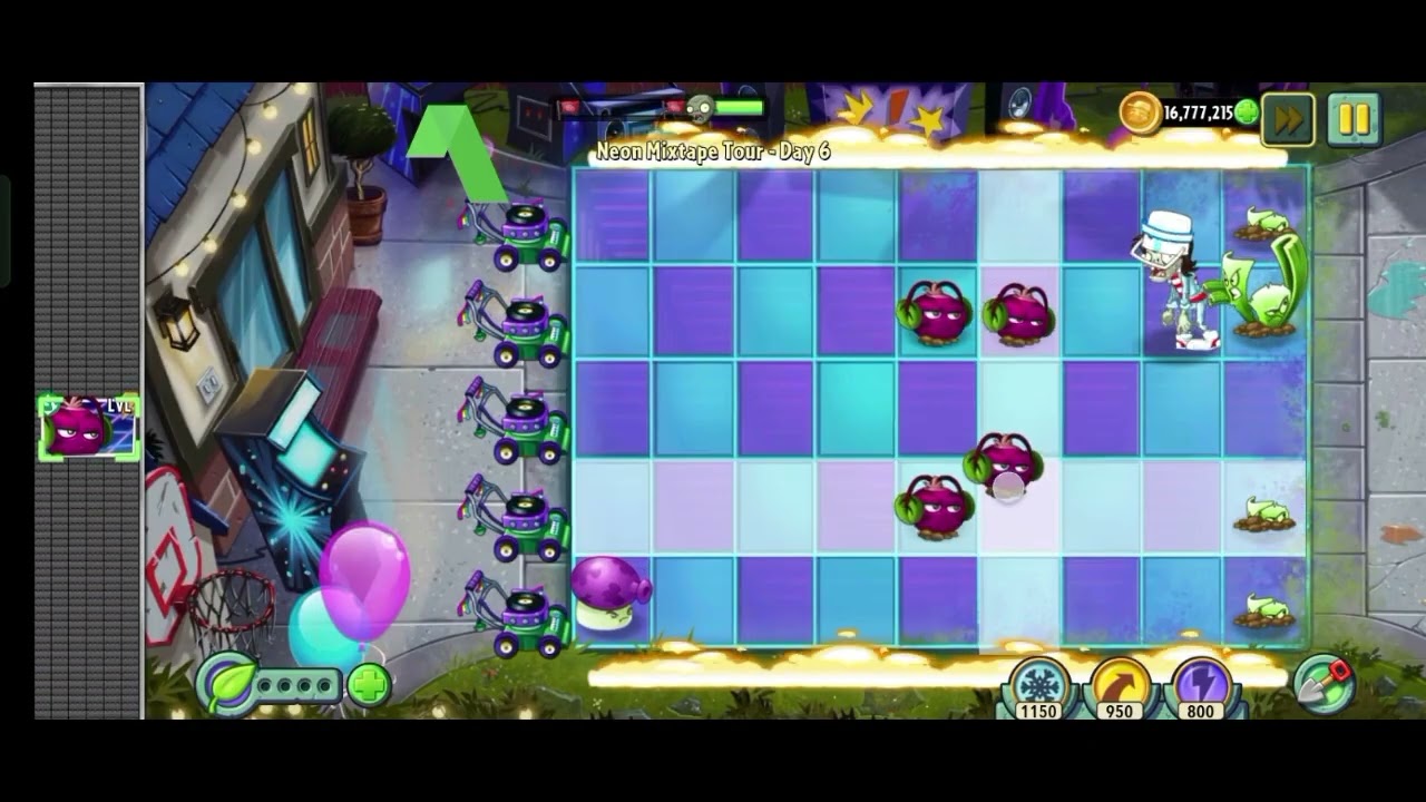 PVZ2 Walkthrough Neon Mixtape Tour Day 4-Day 9