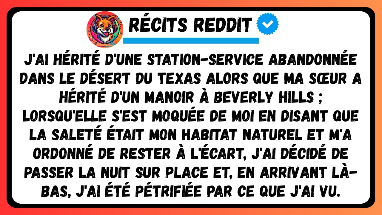 Ma Sœur A Ri : “Parfait Pour Toi — Une Station-Service Au Désert” — Jusqu’À Ce Que J’Y Aille…