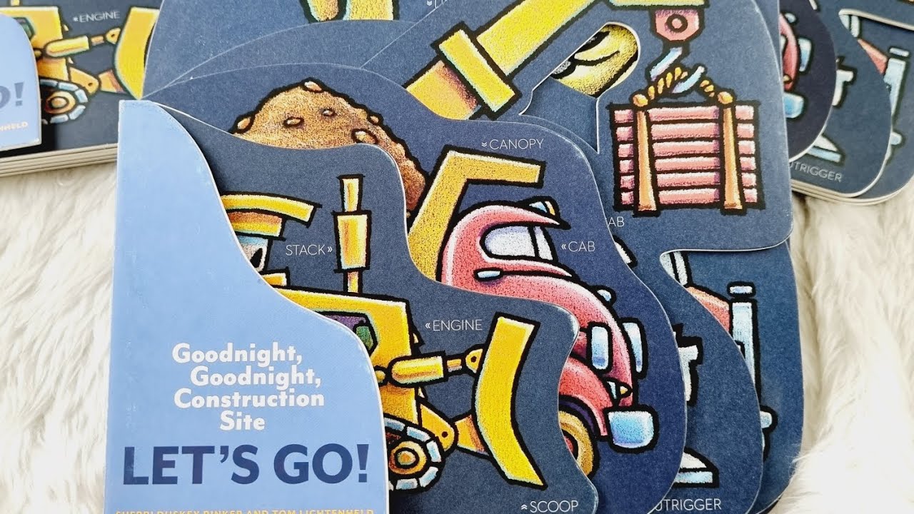 Goodnight, Goodnight Construction site Let's Go! shaped Board book