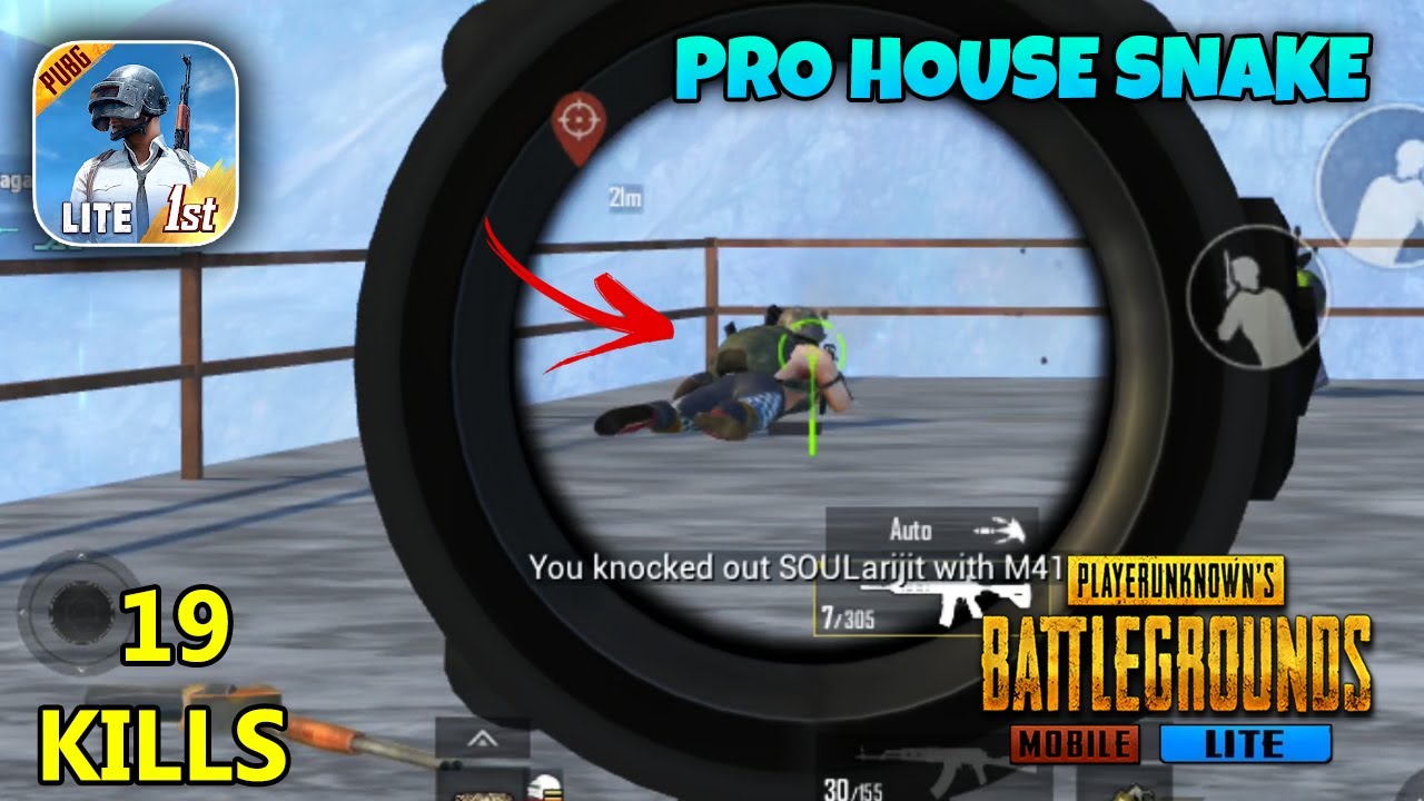 Pro House Snake With Whole Squad | PUBG Mobile Lite