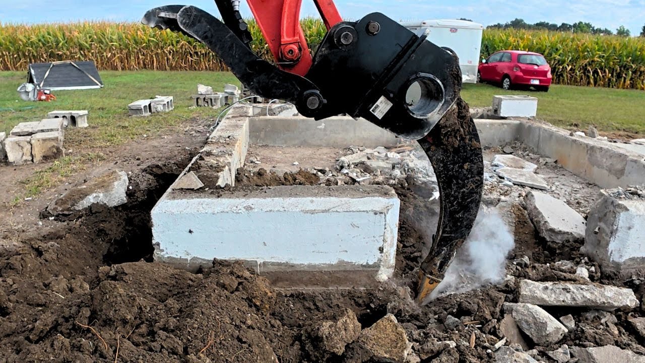 Neighbor Rex Said It Can’t Be Done: This Ripper Destroys Concrete Foundation!