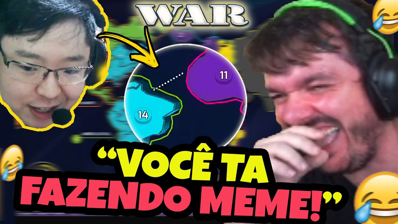 🤣GAULES CHOROU DE RIR COM DISCUSSÃO DO BT E DO LIMINHA NO WAR! 