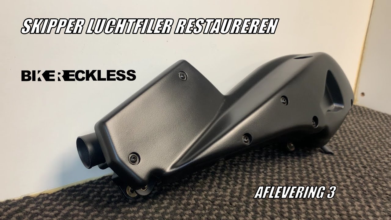 SKIPPER LUCHTFILER RESTAUREREN AFLEVERING 3 ! (PIAGGIO ZIP PROJECT 125/180) !