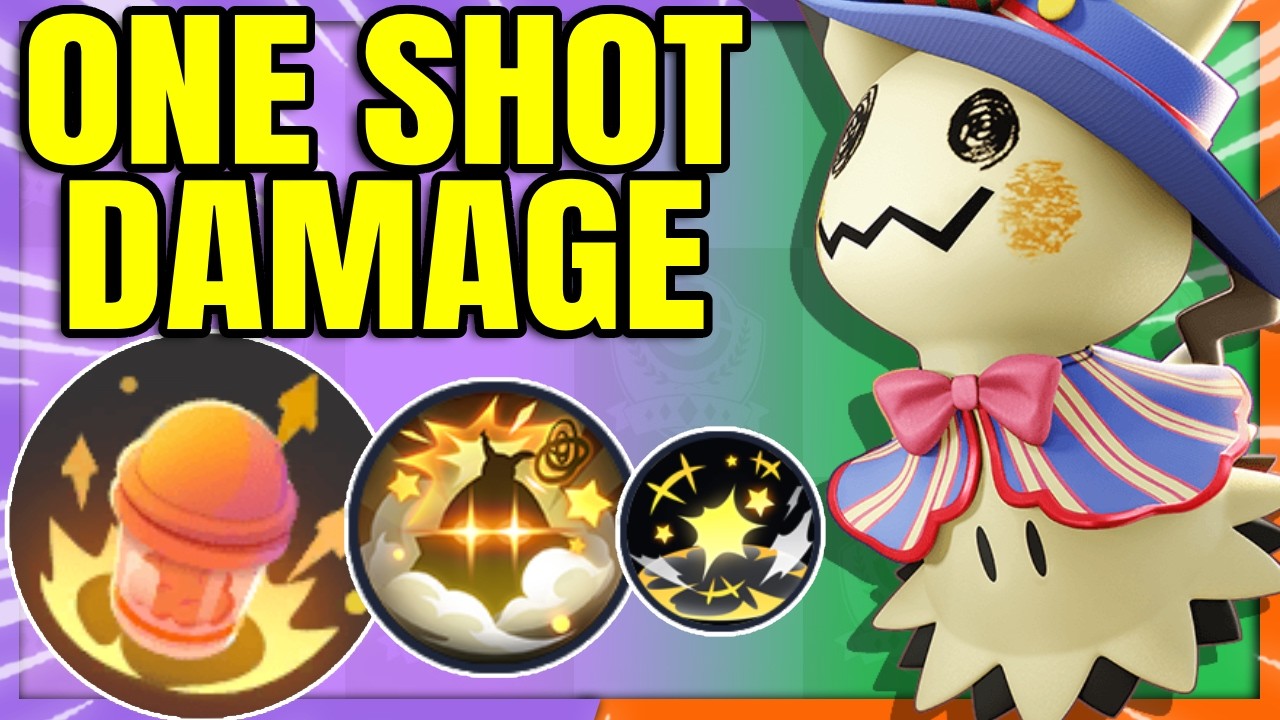 X-ATTACK on MIMIKYU deals way too much Damage | Pokemon Unite