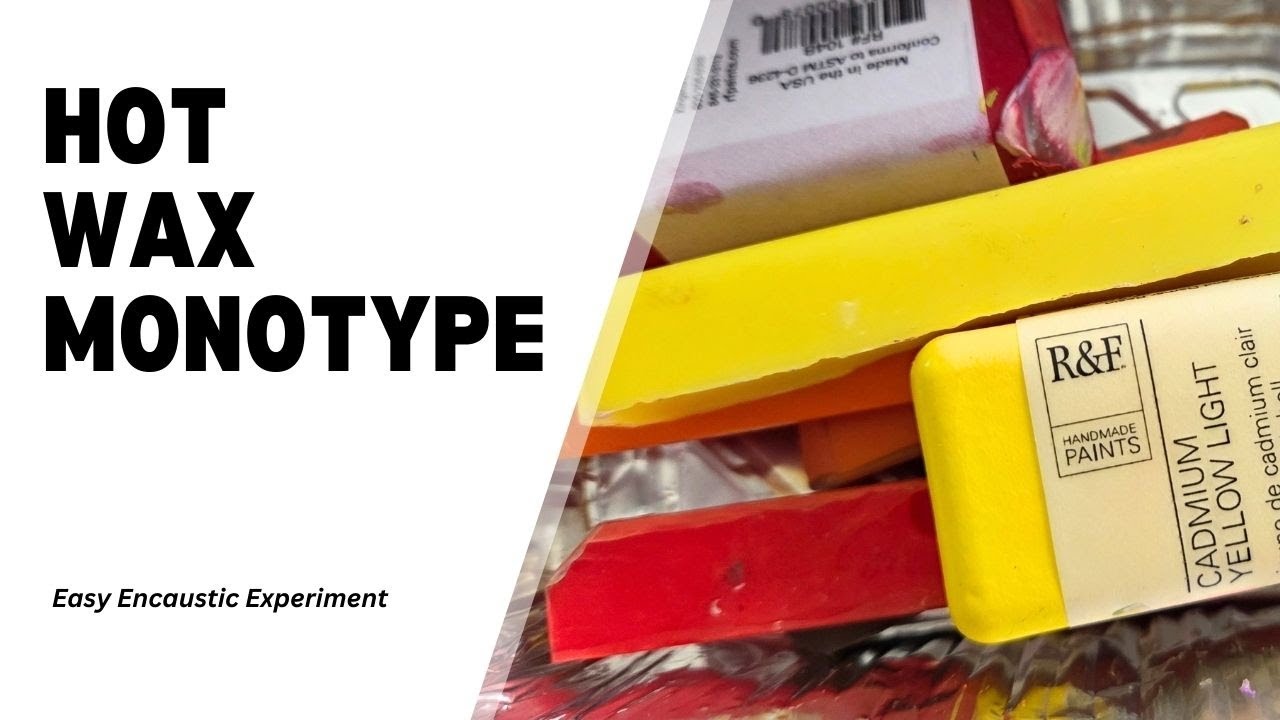 Простые монотипии в технике энкаустики: пошаговое руководство для любознательных художников.