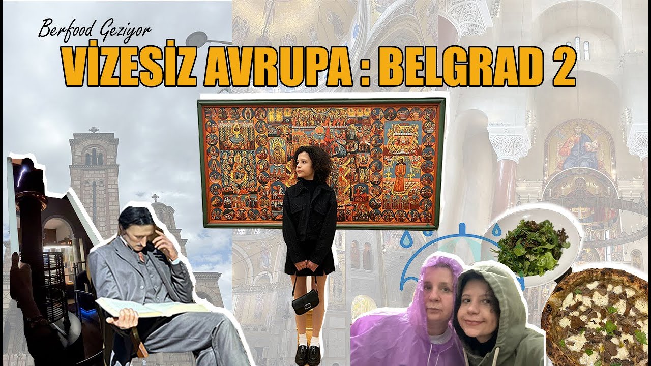BELGRAD VLOG 2 | Avrupa 33.sü Pizza , Nikola Tesla Müzesi, Geyik Eti Yedim! #vlog