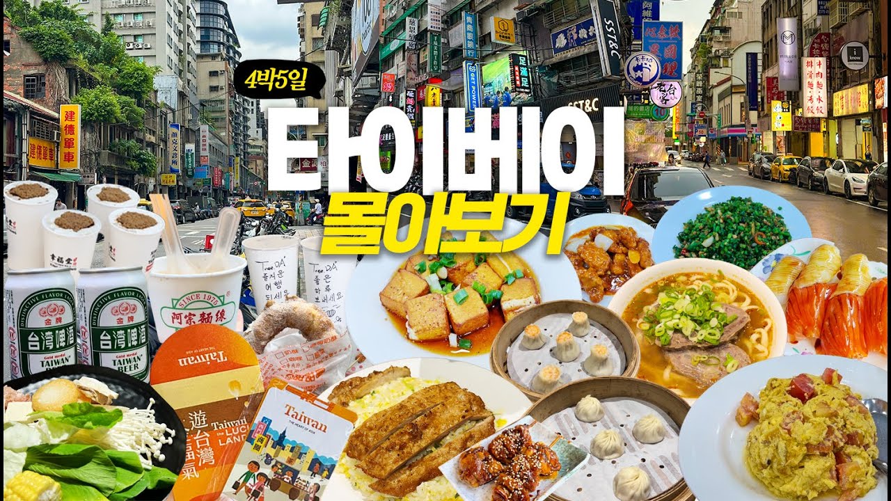 [대만여행] 처음이어도 어렵지 않은 나라!!🇹🇼 4박5일 타이베이 여행 몰아보기🔥 꿀팁 가득한 관광지와 맛집 알차게 모아왔어요😉✨