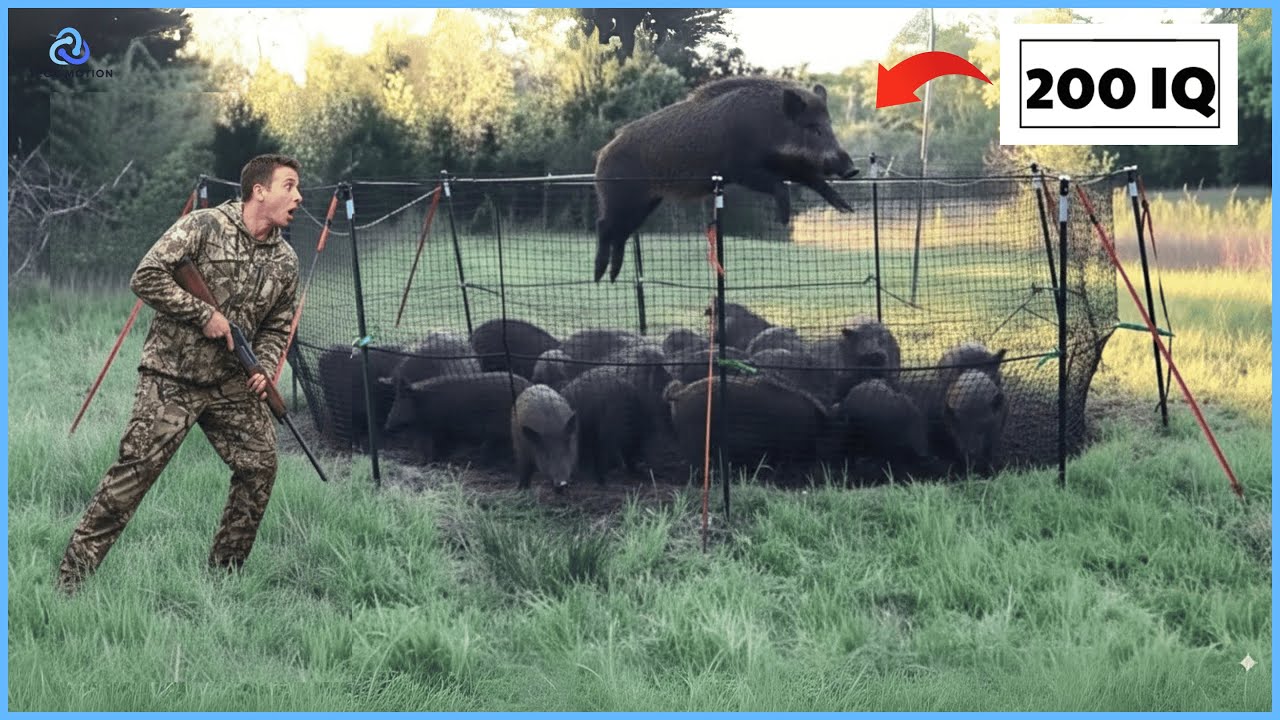 Wild Boar Hunting: How Alabama Farmer Eliminate 96.7% of Feral Hogs With Trap | Wildlife Documentary