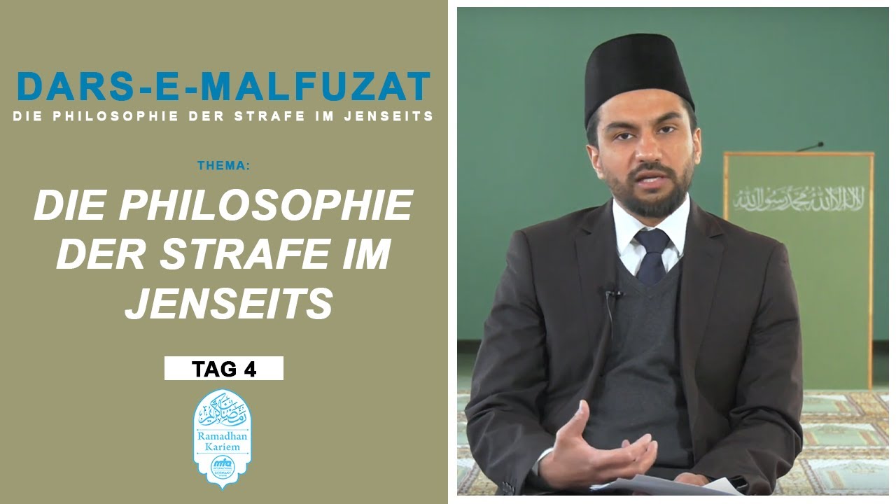 Dars-e-Malfuzat | Die Philosophie der Strafe im Jenseits