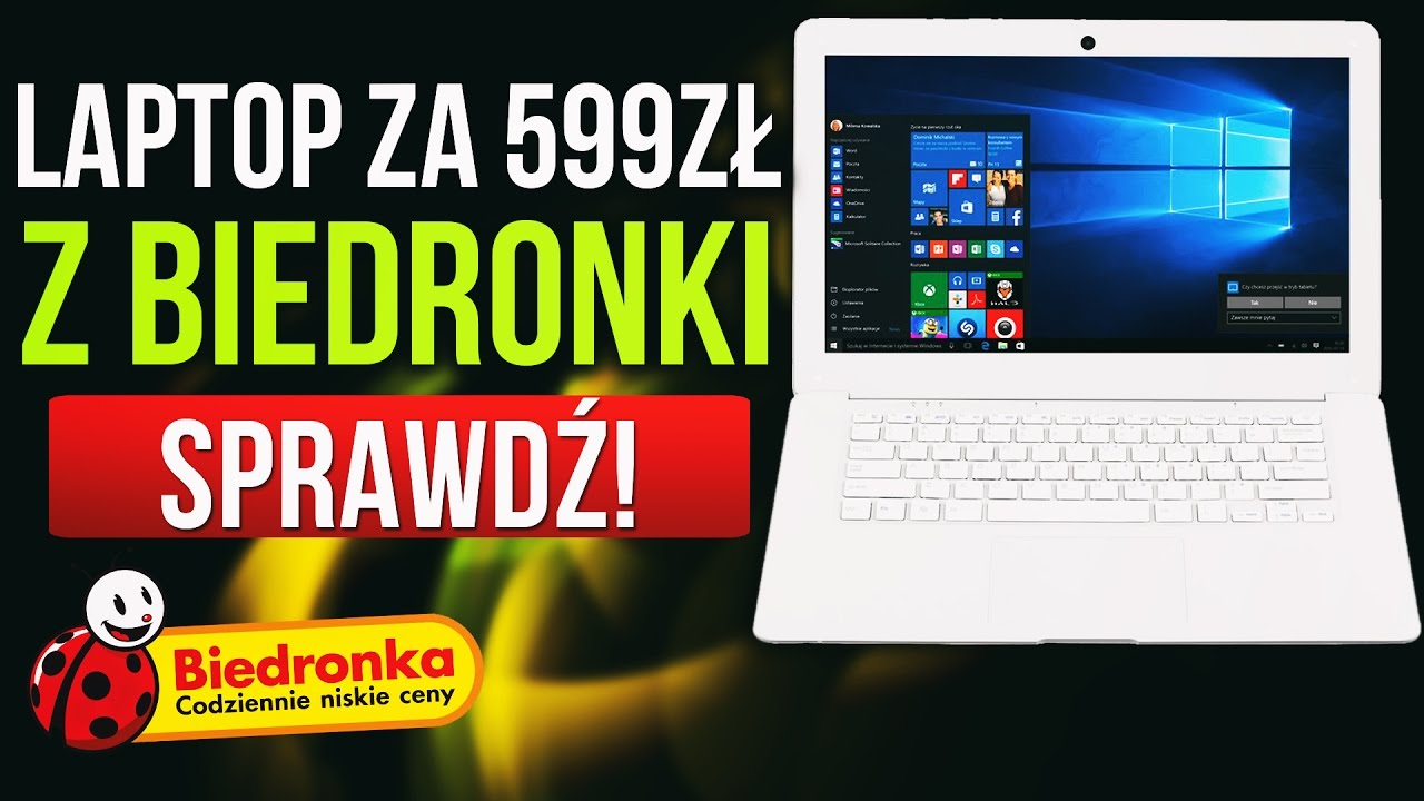 Laptop za 599zł w Biedronce! Prezent na Pierwszą Komunię Świętą | Kiano SlimNote 14.1