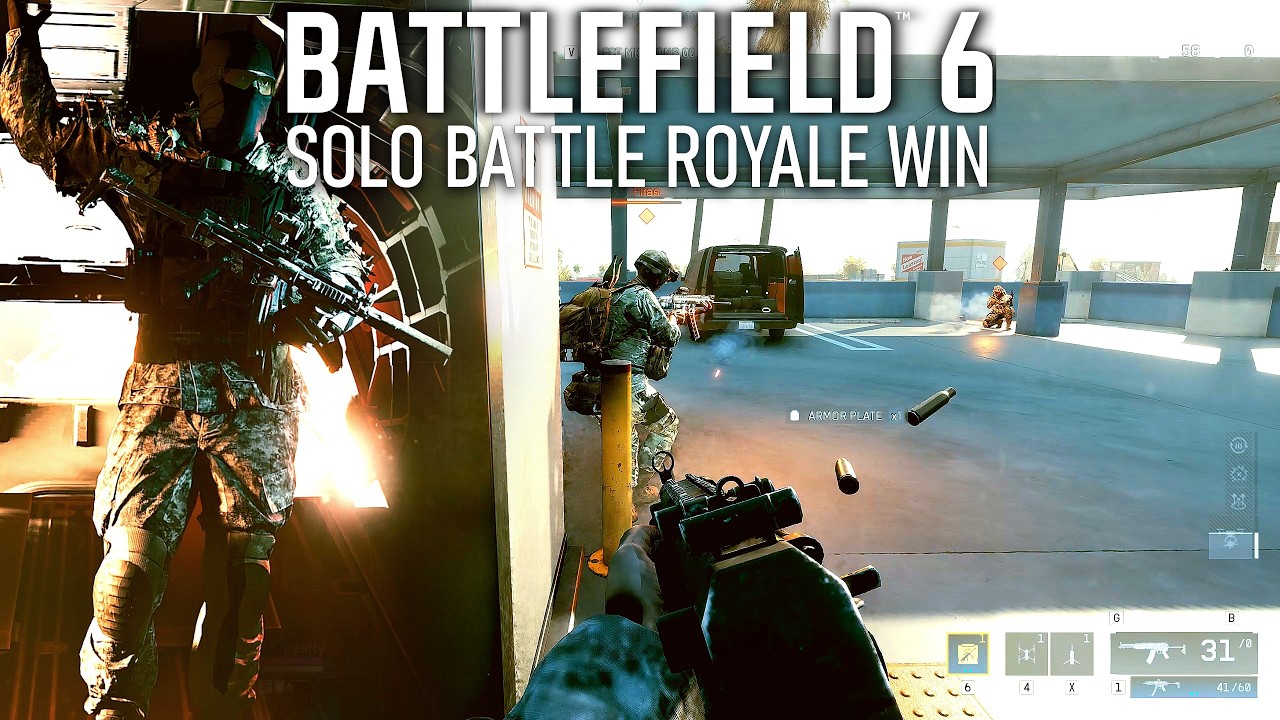 BATTLEFIELD 6: Battle Royale Solo Win - Redsec Full Gameplay