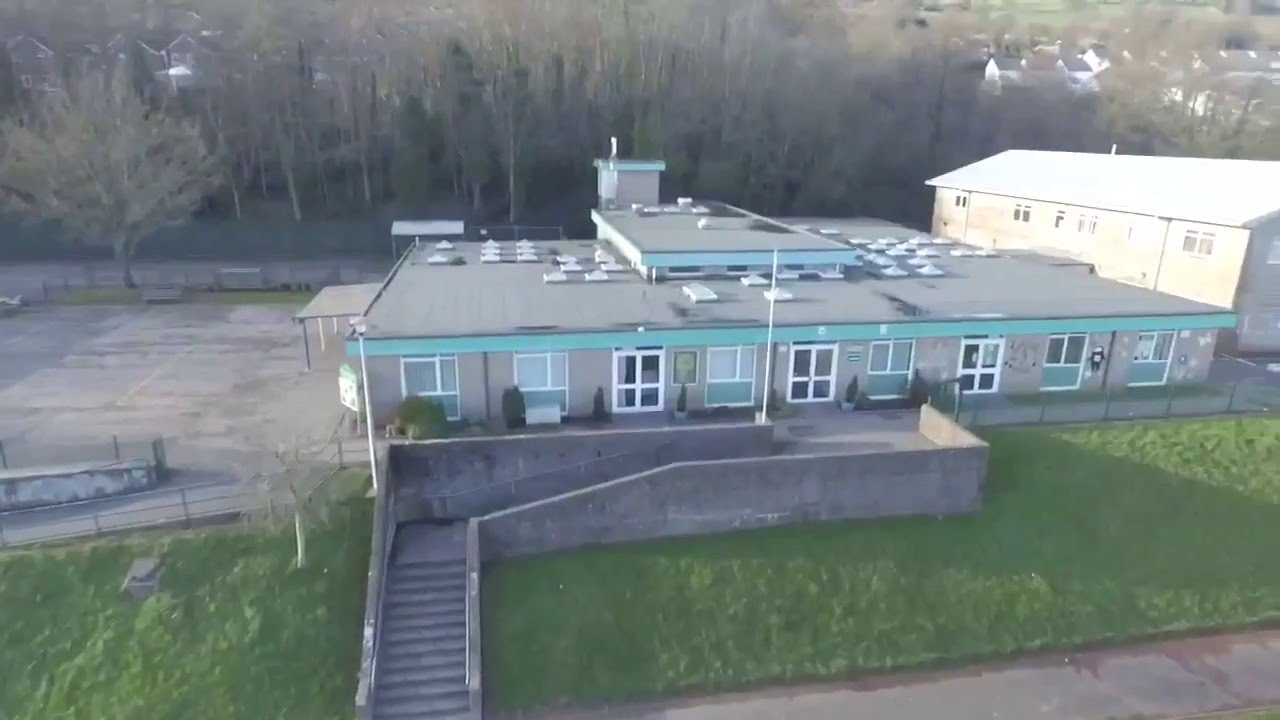 Greenmeadow primary school Cwmbran drone