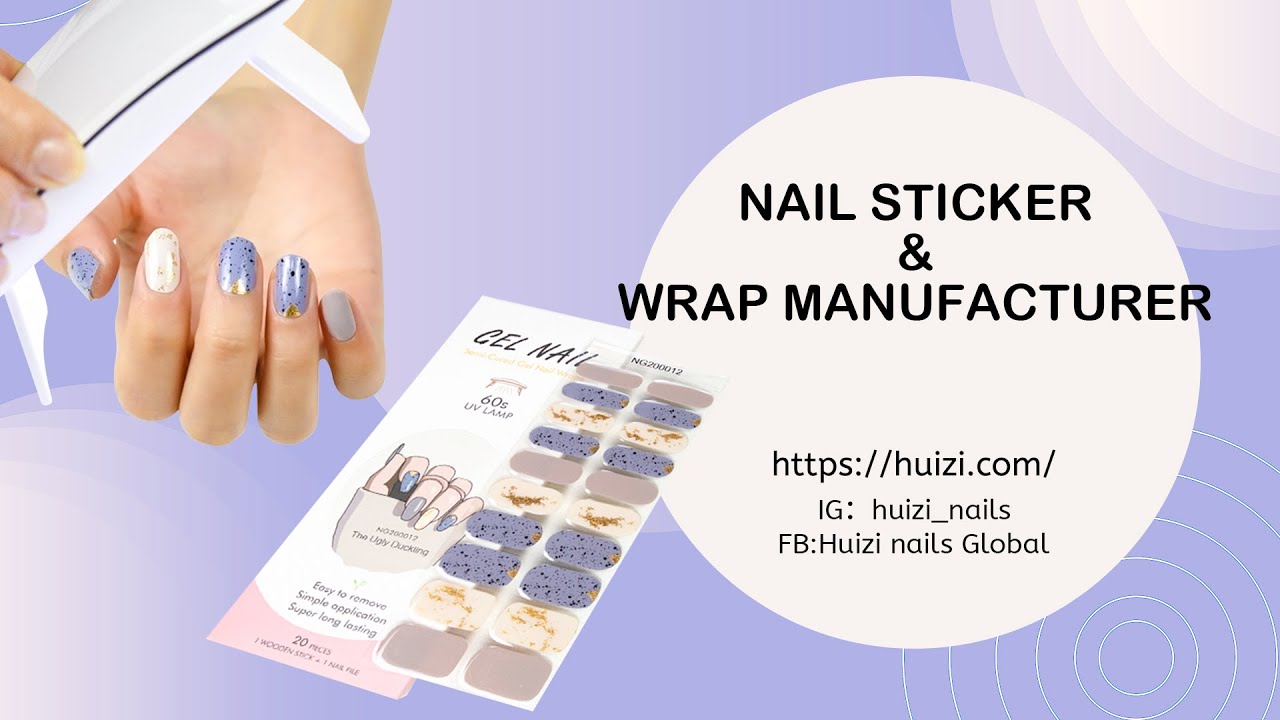 Which nail strips are the best? | best nail wraps | Huizi nail sticker manufacturer