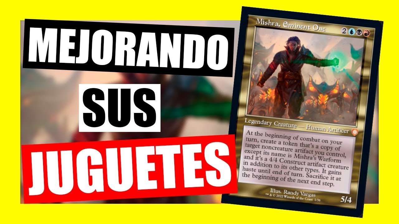 🔥MISHRA🔥MEJORAS BRUTALES para el PRECONSTRUIDO Upgrades💪Commander en Español