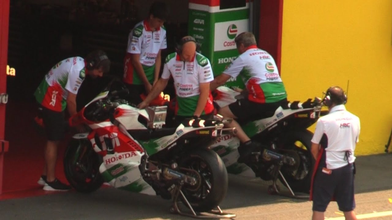 MotoGP Bikes Warming Up at Mugello Circuit & Garage Action (Honda, Ducati, Aprilia, KTM & More)